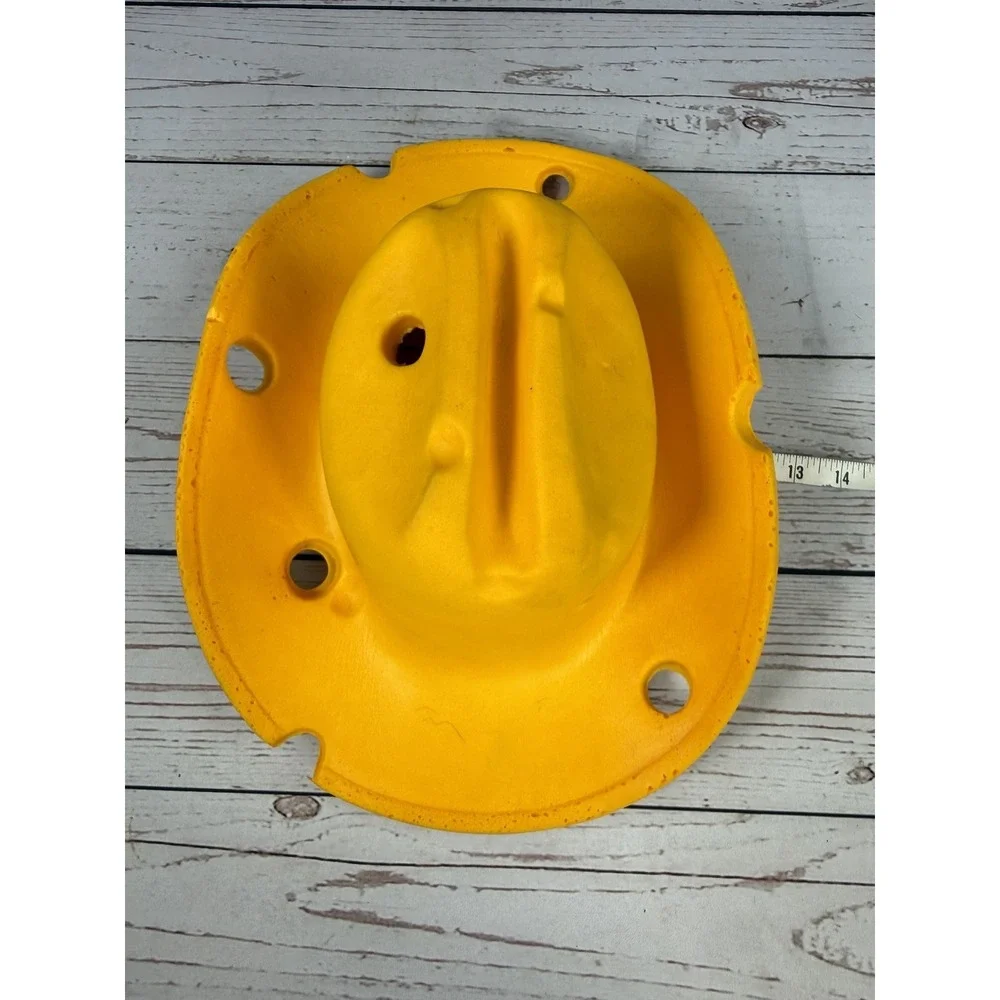 Vintage CHEESEHEAD Cowboy Hat Foam Green Bay Packers Fan Souvenir Collectible